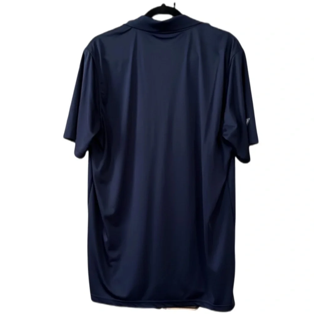 Level Wear USFL Football League Polo Shirt Size Large Blue